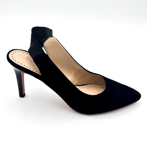 Adrienne Vittadini Black Suede Style High Heels Women's 9.5 - Picture 1 of 8